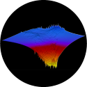 Free energy landscape of NRF2 hairpin structure folding